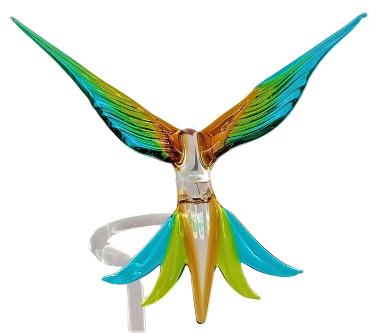 Preview: höhenverstellbarer Orchideenstab, Kolibri (transp.-braun-grün-hellblau) Preview: höhenverstellbarer Orchideenstab, Kolibri (transp.-braun-grün-hellblau)